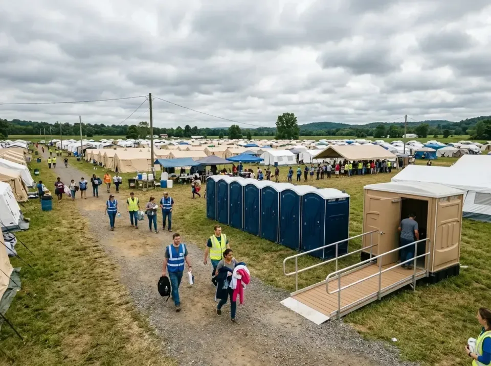 disaster-relief-camp-restrooms-010 — frequently asked questions, Dumpster & Portable Bathrooms Rental in Pink, OK